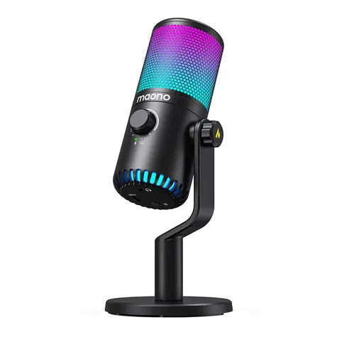 Maono DM30RGB černá / Herní mikrofon / kardioid / USB