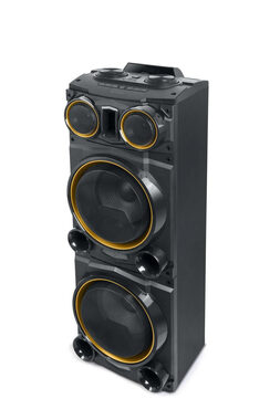 Muse 1988 DJ černá / Párty reproduktor / 800W / FM / PLL / Bluetooth 4.2 / USB / RCA / AUX / mikrofon