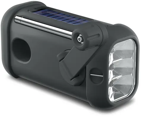 Muse MH-08 MB černá / Rádio s dynamem / svítilna / FM / PLL / AUX / 1800 mAh
