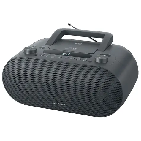 Muse M-35 BT černá / Přenosné rádio / FM / PLL / CD / USB / Bluetooth / AUX 