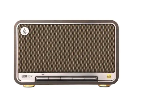 EDIFIER D32 hnědá / Bezdrátový reproduktor / 60W / Bluetooth / AUX / USB-C 