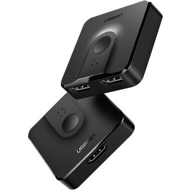 UGREEN CM217 HDMI Switch 2v1 černá / 2x HDMI 