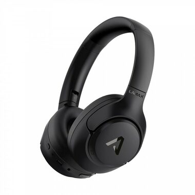 LAMAX NoiseComfort2 ANC černá / Bezdrátová sluchátka s mikrofonem / Bluetooth 5.3 / USB-C / cestovní pouzdro / doprodej
