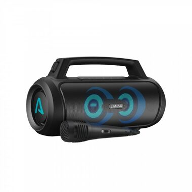 LAMAX PartyGo1 Play / Bluetooth reproduktor / 50 W / IP67 / Bluetooth 5.3 / USB-C / Karaoke mikrofon  / doprodej