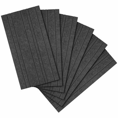 Streamplify Akustický panel šedá 6ks / 60 x 30 cm / hloubka 12mm
