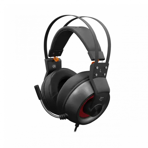 White Shark GH-1949 CARACAL černá / Herní Headset / 2.2m / 2 x 3,5 mm + USB / PC & Mac & Xbox & PS4/PS5