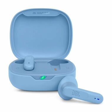 JBL Wave Flex modrá / Bezdrátová sluchátka / mikrofon / BT 5.2 / IPX2