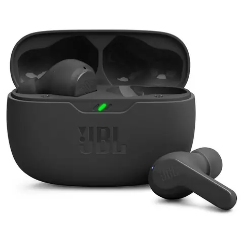 JBL Wave Beam černá / Bezdrátová sluchátka / mikrofon / BT 5.2 / IPX2