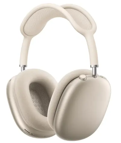 Apple AirPods Max - hvezdně bílá / bezdrátový headset / mikrofon / ANC / Bluetooth / USB-C / výdrž až 20 hodin