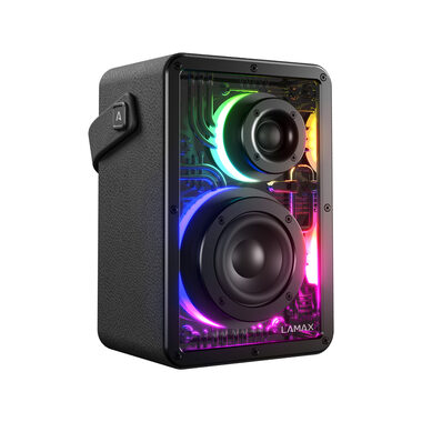 LAMAX CyberWave 1 / Bezdrátový párty reproduktor / 50 W / BT 5.3 / Výdrž až 20h / USB-C / IPX6  / doprodej