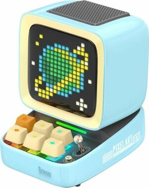 Divoom Dito Pro modrá / Přenosný reproduktor / 15W / Bluetooth 5.0 / RGB 