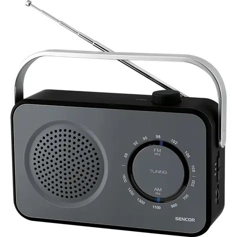 SENCOR SRD2100B černá / Radiopřijímač / FM & AM