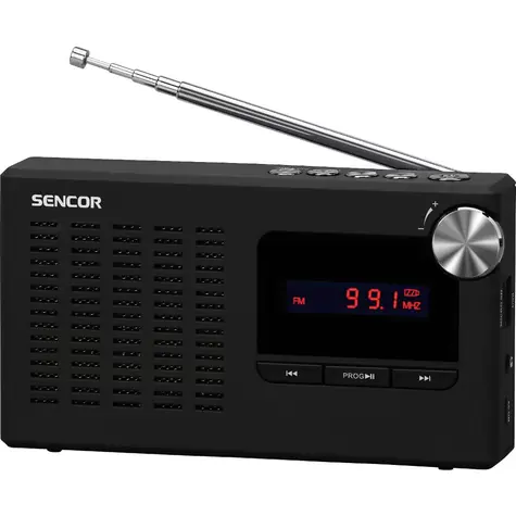 SENCOR SRD 2215 černá / Radiopřijímač / PLL FM 