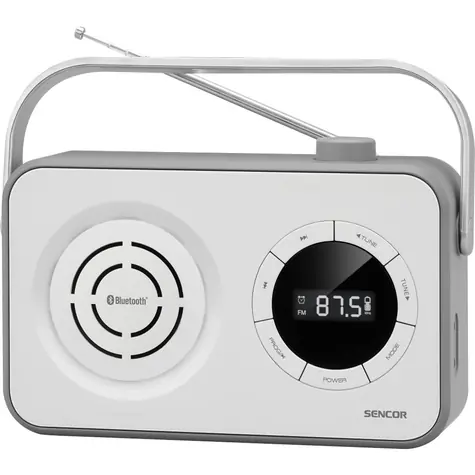 SENCOR SRD 3200W bílá / Radiopřijímač / FM / BT