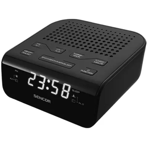 SENCOR SRC 136 B černá / Radiobudík / FM 