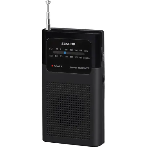 SENCOR SRD 1100 černá / Radiopřijímač / FM & AM