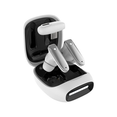 FIXED Bezdrátová herní TWS sluchátka Game Pods s radiofrekvenčním připojením bílá