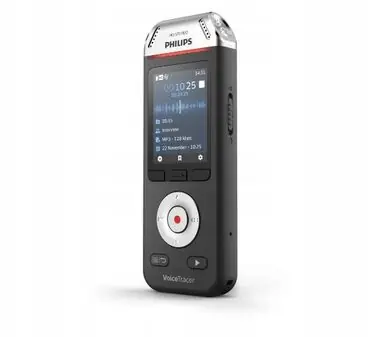 Rozbaleno - Philips DVT2110 / diktafon / 8GB / až 36 hodin záznamu / USB / 3.5 mm jack / rozbaleno