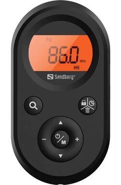 Sandberg Recharge kapesní FM+AM rádio černá / 500mAh