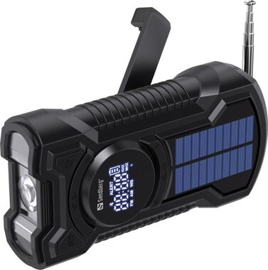 Sandberg Surviovor All-in-1 černá / FM/AM rádio s dalšími funkcemi / 5000mAh 