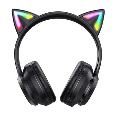 ONIKUMA B90 černá / Bezdrátová sluchátka / mikrofon / BT 5.0 / 3.5mm jack / RGB