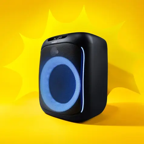 Niceboy PARTY Boom černá / Přenosný bluetooth reproduktor / 80 W / 3.5 mm jack / USB / microSD / BT 5.3