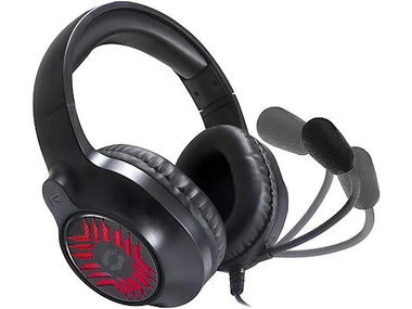 TYRON RGB Stereo Gaming Headset černá / herní sluchátka / mikrofon / RGB / 3.5mm jack / 1.8m