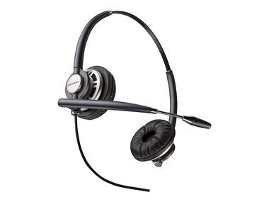 Poly EncorePro 720D černá / Náhlavní souprava / mikrofon / dvě sluchátka / USB-A
