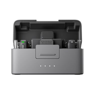 DJI Mic Mini (2 TX + 1 RX + Charging Case) černá / Bezdrátový mikrofon / 2x vysílač & 1 přijímáč & nabíjecí pouzdro