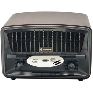 ROADSTAR HRA-270CD+BT hnědá / Retro rádio / FM / DAB+ / CD / MP3 / 3.5mm / USB 