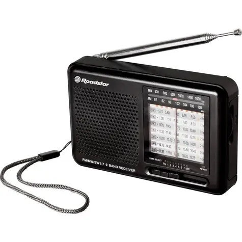 ROADSTAR TRA-2989 černá / Rádio / FM / 3.5mm 