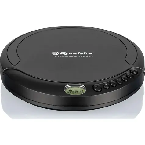 ROADSTAR PCD-498N MP/BK černá / Přenosný CD přehrávač / MP3 / 3.5mm / CD&CD-R&CD-RW 