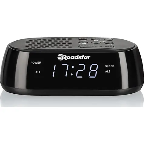 ROADSTAR CLR-2477 černá / Radiobudík / FM / PLL / USB 