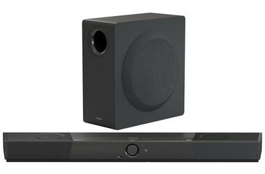 Creative SXFI Carrier černá / Soundbar / Bezdrátový subwoofer / 2.1 / HDMI / Bluetooth 5.0 / USB-C / 450W