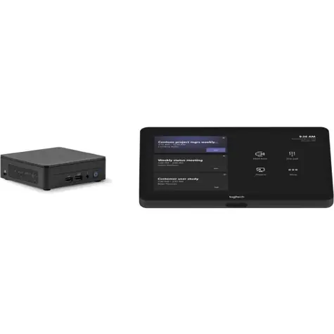 Logitech BASE Microsoft Teams Rooms (bez AV) s Tap + ASUS NUC / Systém místností Microsoft Teams