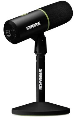 Shure MV6 černá / Dynamický mikrofon / USB-C / 50 - 15000 Hz 