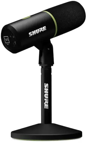 Shure MV6 černá / Dynamický mikrofon / USB-C / 50 - 15000 Hz 