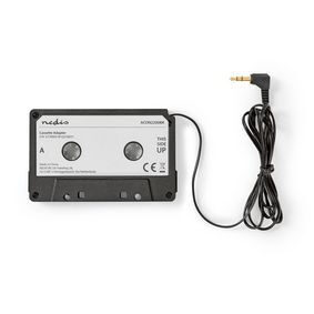 Nedis Car Audio Aux Cassette černá / Kazetový adaptér / 3,5 mm / Délka kabelu: 1.00 m 