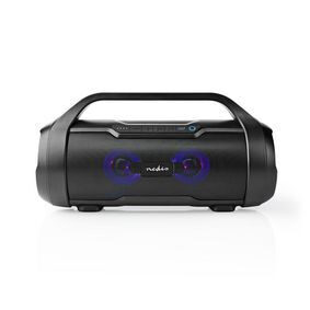 Nedis SPBB310BK černá / Reproduktor / Bluetooth / 2.0 / 120 W / AUX / Micro SD / USB / IPX5 / Propojitelný 