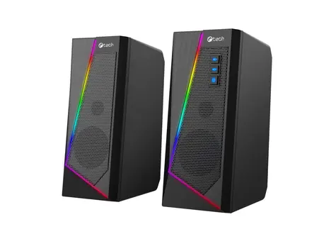 C-TECH SPK-17 černá / 2.0 / reproduktory / 3.5 mm jack / RMS 6W
