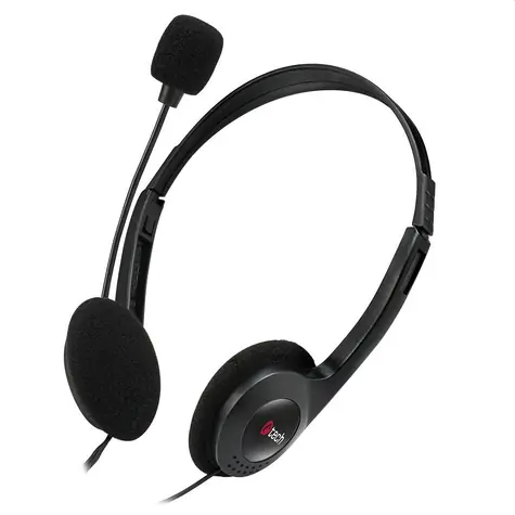 C-TECH  MHS-03E černá / sluchátka s mikrofonem 