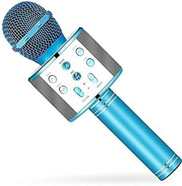 Zánovní - Eljet Karaoke mikrofon Globe modrý / zánovní