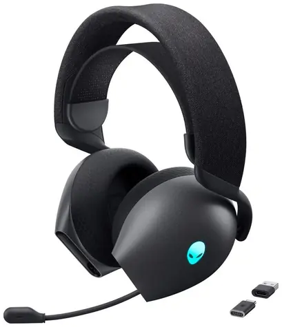 DELL Alienware AW725H černá / Herní headset s mikrofonem / ANC / BT / 2.4GHz / USB-C 