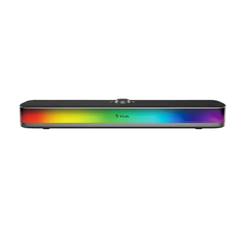 A4tech BLOODY S10 černá / herní soundbar / 2x 5W / Bluetooth / USB-C / RGB / mikrofon