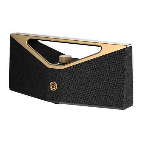 Bugani Brief Pro BS12303 černá & zlatá / přenosný reproduktor / 160W / IPX5 / Bluetooth 5.3