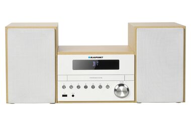 BLAUPUNKT MS45BT bílá / audio systém / až 300W / CD / MP3 / Bluetooth / FM / USB / budík / dálkový ovladač