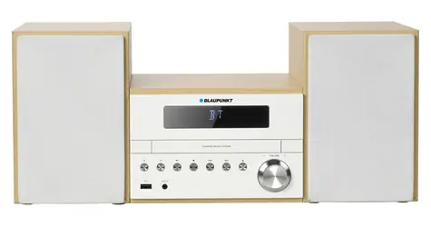 BLAUPUNKT MS45BT bílá / audio systém / až 300W / CD / MP3 / Bluetooth / FM / USB / budík / dálkový ovladač