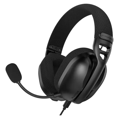 Hator ESH10 Hyperpunk 3 USB černá / herní sluchátka s mikrofonem / Hi-Res / 10-44000Hz / USB-A/USB-C / 1.3m