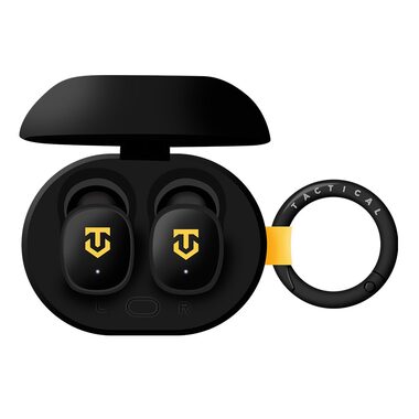 Tactical StrikePods Bug CrudeOil černé / bezdrátová sluchátka do uší / Bluetooth 