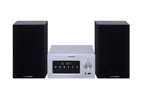BLAUPUNKT MS70BT stříbrná / audio systém / FM / CD / MP3 / USB / BT / 140W /dálkový ovladač 
